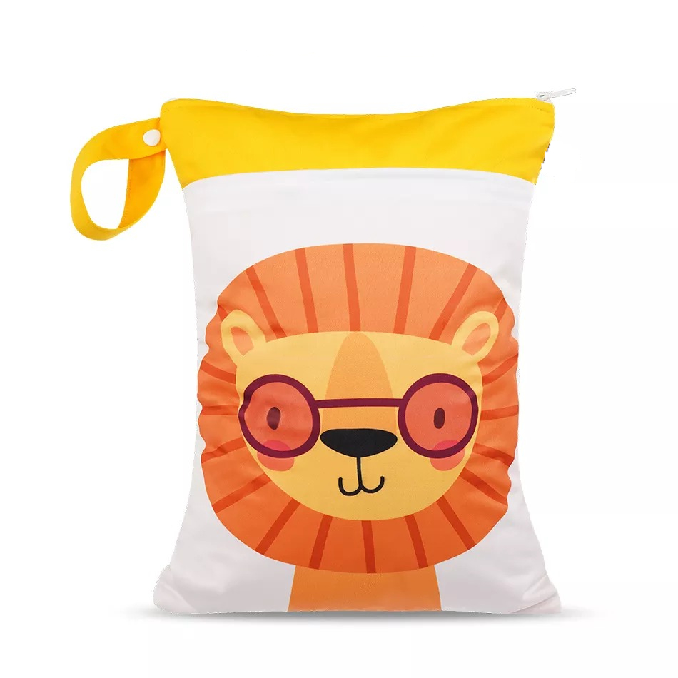 Löwe / orange - 30x40cm