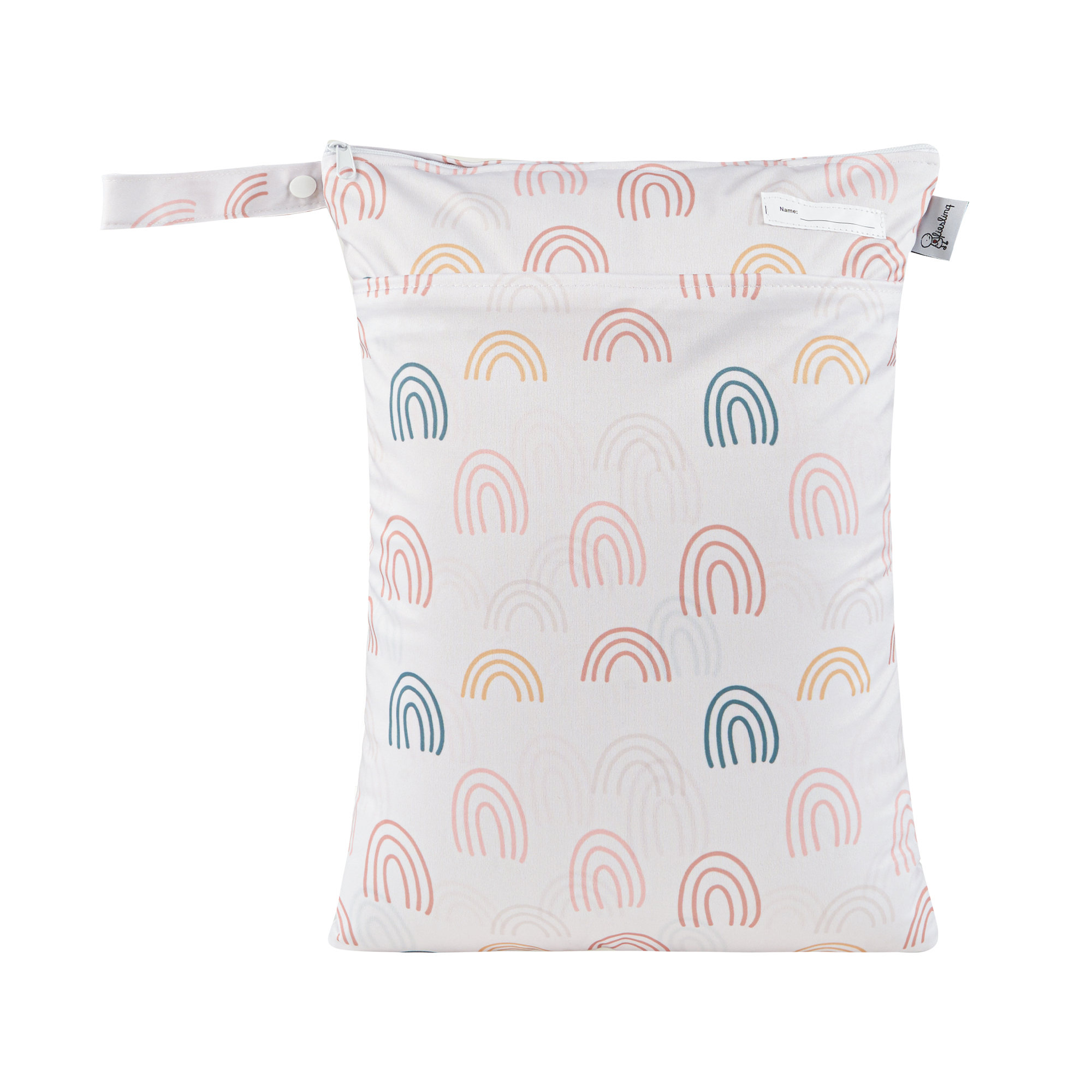 Regenbogen / mit Namensetikett - 2er Set 30x40cm