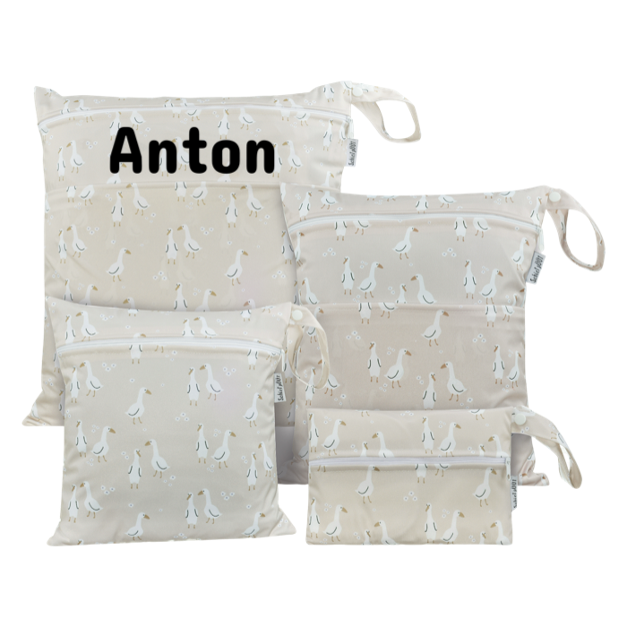 Gänse / beige - 4er Set
