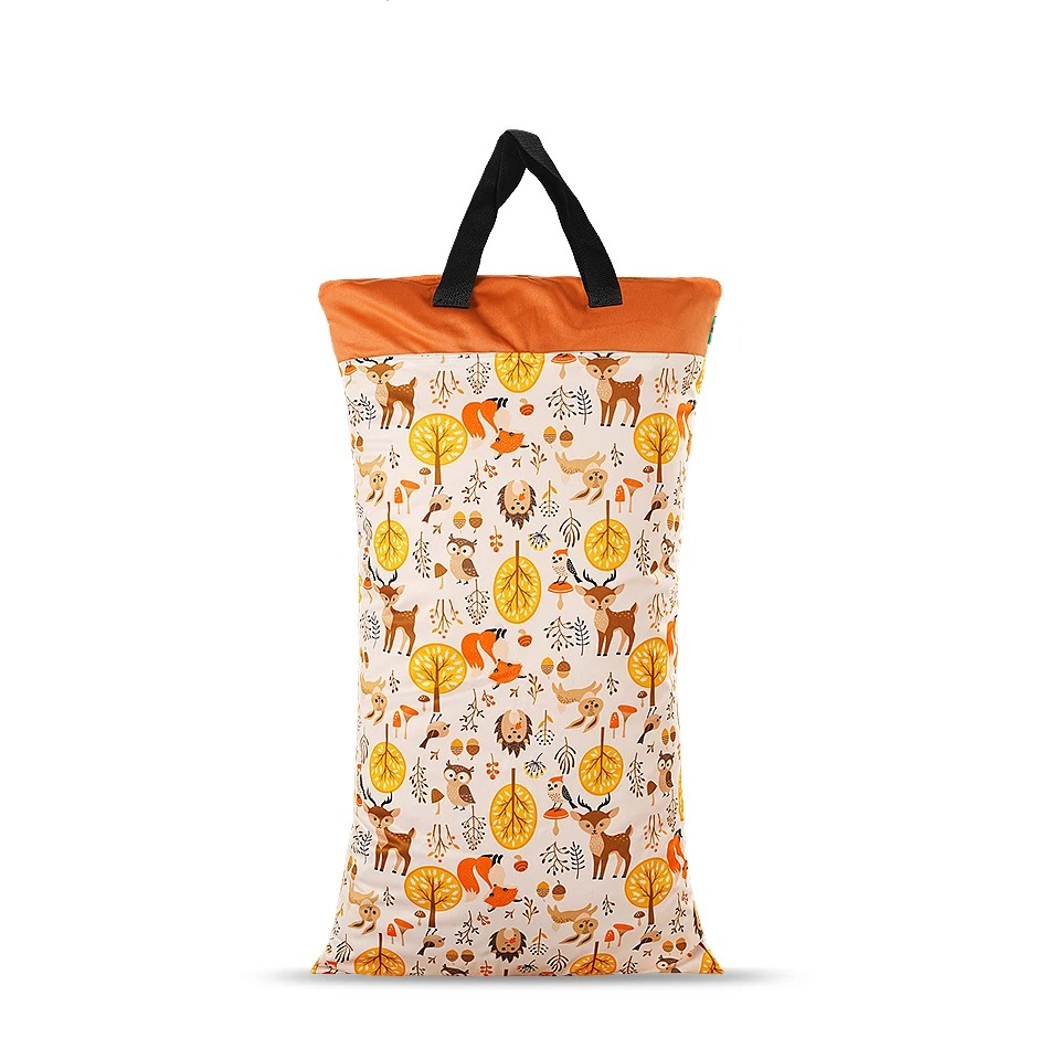 Waldtiere / orange - 40x70cm