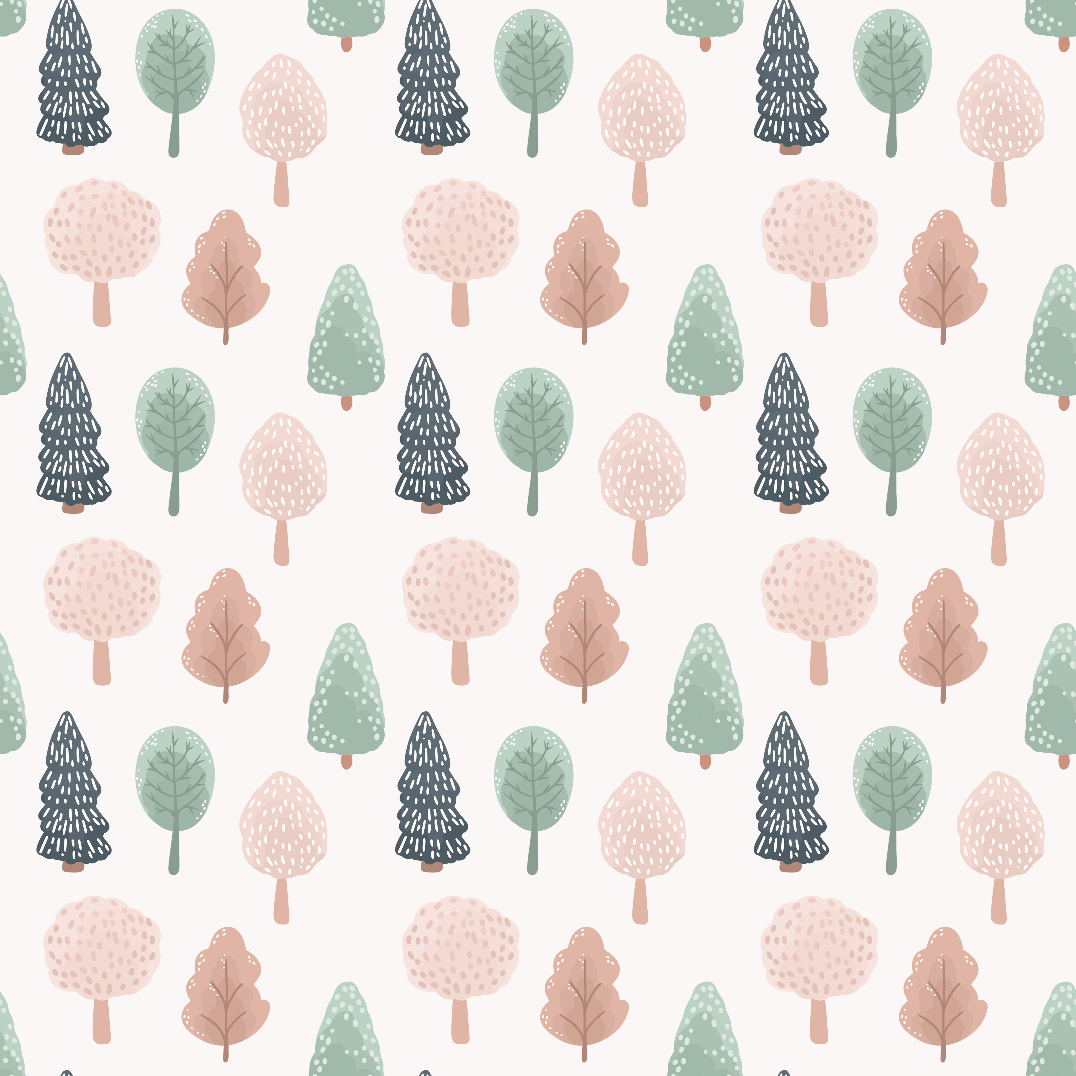 Wald / mit Namensetikett - 2er Set 30x40cm